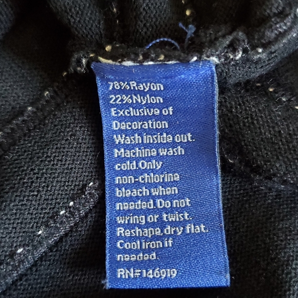 APT.9 Women's Black and White Striped Short Slv Sweater Top Lightweight Size PXL - Picture 3 of 7